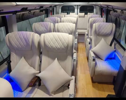 Force Urbania rental van in Bangalore - Monisha Cabs