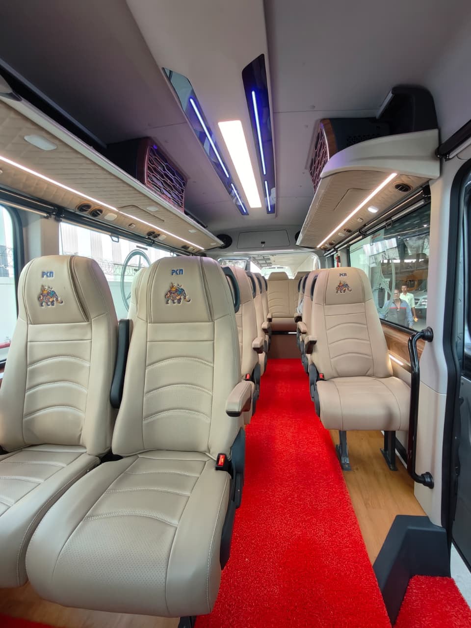 Force Urbania rental van in Bangalore - Monisha Cabs